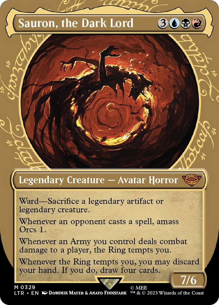 Sauron, the Dark Lord (Showcase Ring Frame) [The Lord of the Rings: Tales of Middle-Earth] | Tabernacle Games