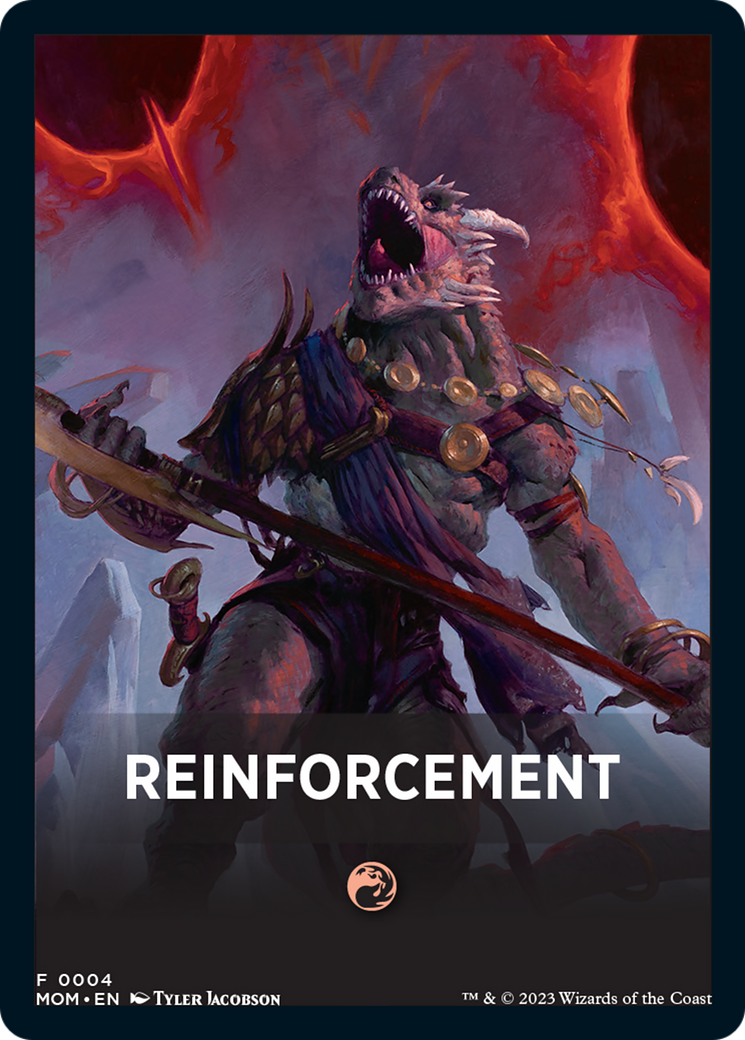 Reinforcement Theme Card [March of the Machine Tokens] | Tabernacle Games