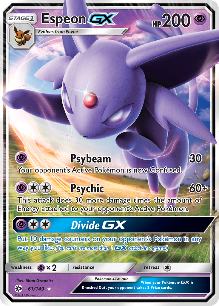 Espeon GX (61/149) [Sun & Moon: Base Set] | Tabernacle Games