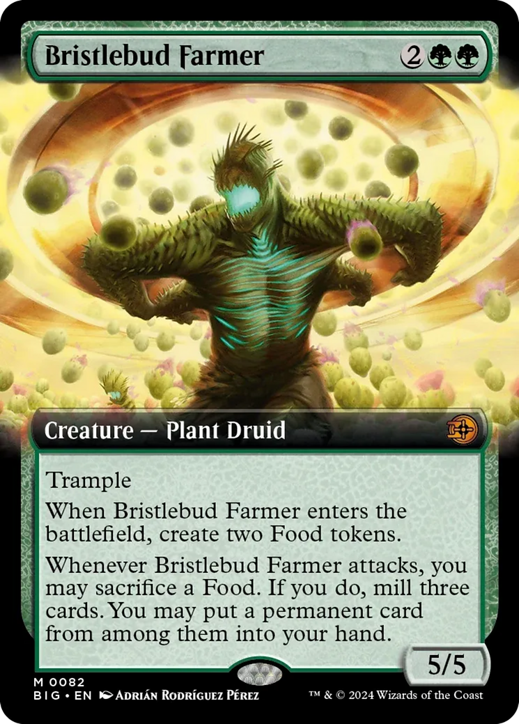 Bristlebud Farmer (Extended Art) [Outlaws of Thunder Junction: The Big Score] | Tabernacle Games