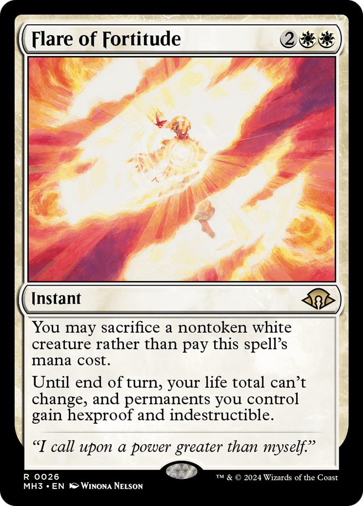 Flare of Fortitude [Modern Horizons 3] | Tabernacle Games