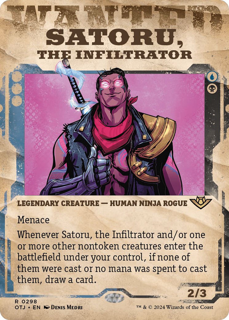 Satoru, the Infiltrator (Showcase) [Outlaws of Thunder Junction] | Tabernacle Games