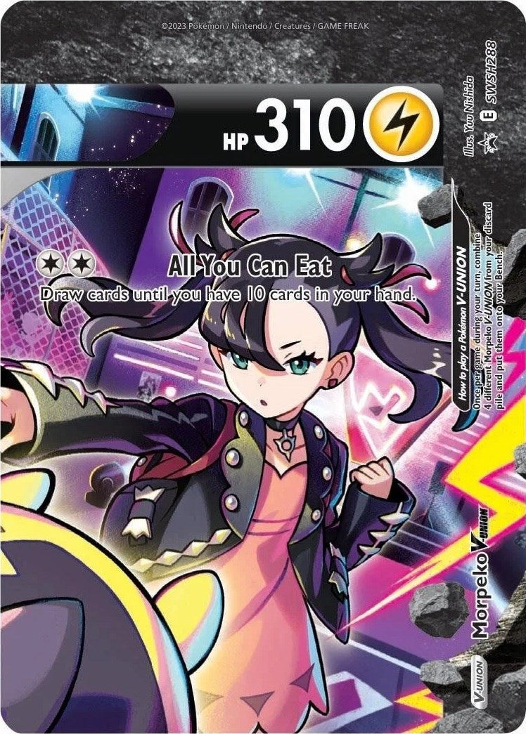 Morpeko V-Union (SWSH288) [Sword & Shield: Black Star Promos] | Tabernacle Games