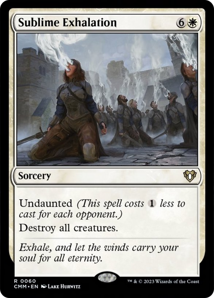 Sublime Exhalation [Commander Masters] | Tabernacle Games
