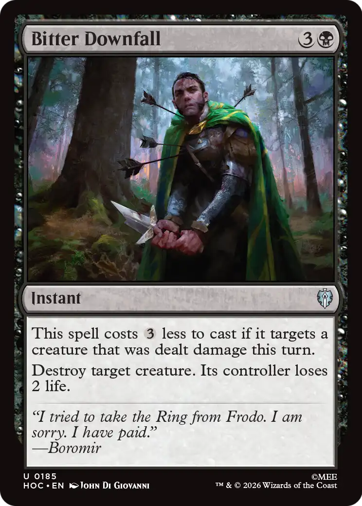 Bitter Downfall [The Hobbit: Eternal-Legal] | Tabernacle Games
