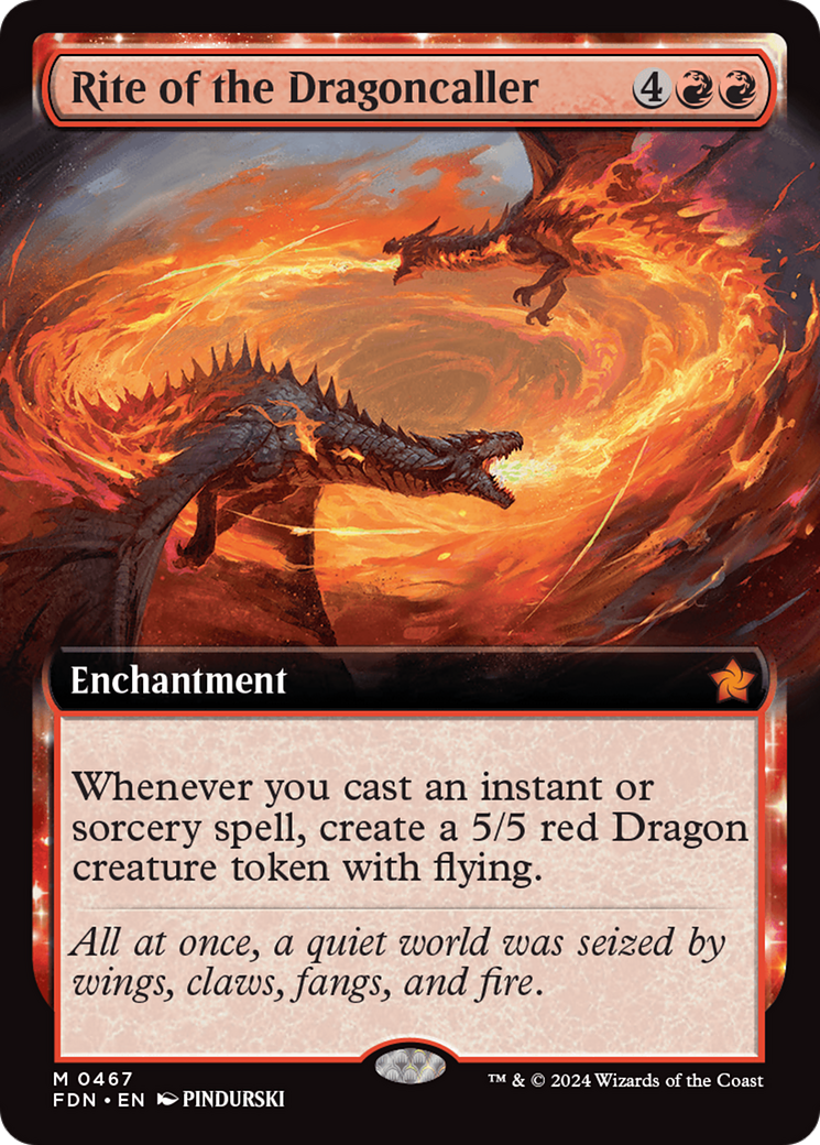 Rite of the Dragoncaller (Extended Art) [Foundations] | Tabernacle Games
