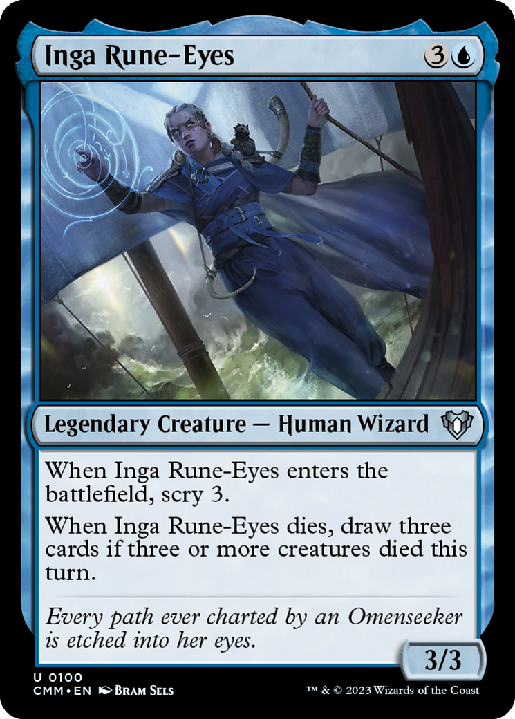 Inga Rune-Eyes [Commander Masters] | Tabernacle Games