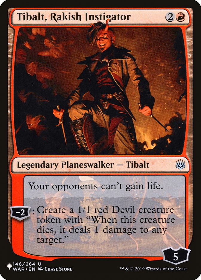 Tibalt, Rakish Instigator [The List] | Tabernacle Games
