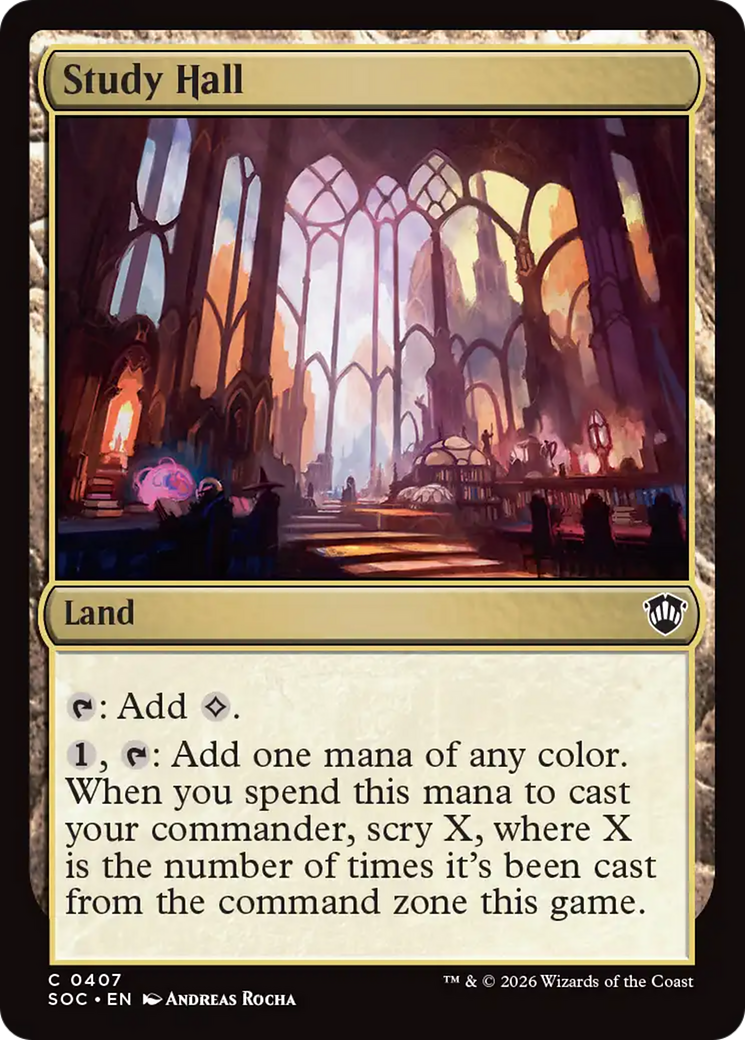 Study Hall [Secrets of Strixhaven Commander] | Tabernacle Games