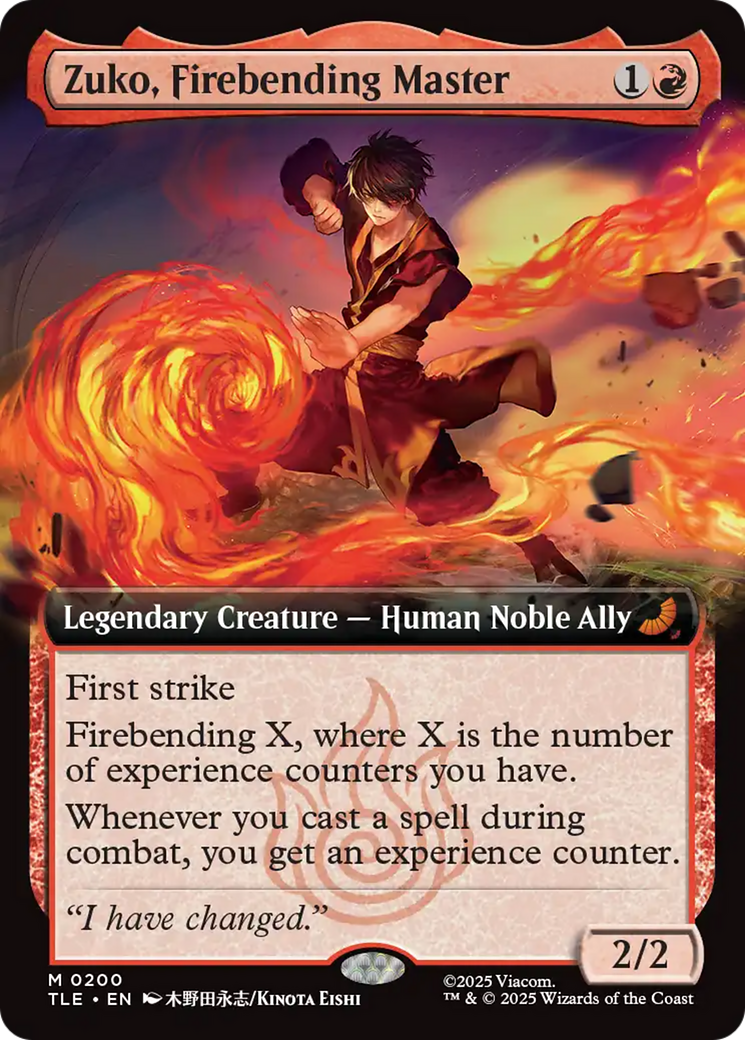 Zuko, Firebending Master (Extended Art) [Avatar: The Last Airbender: Eternal-Legal] | Tabernacle Games
