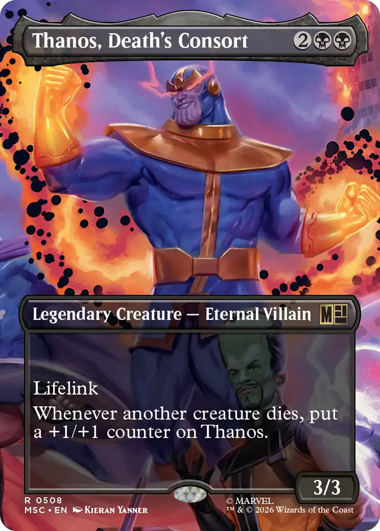 Thanos, Death's Consort (Extended Art) [Marvel Super Heroes Commander] | Tabernacle Games