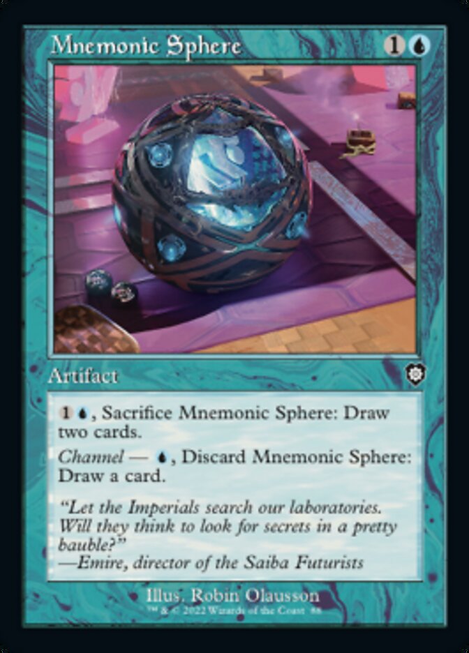 Mnemonic Sphere (Retro) [The Brothers' War Commander] | Tabernacle Games