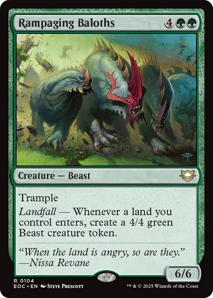 Rampaging Baloths [Edge of Eternities Commander] | Tabernacle Games