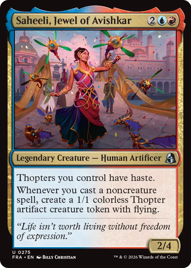Saheeli, Jewel of Avishkar [Reality Fracture] | Tabernacle Games