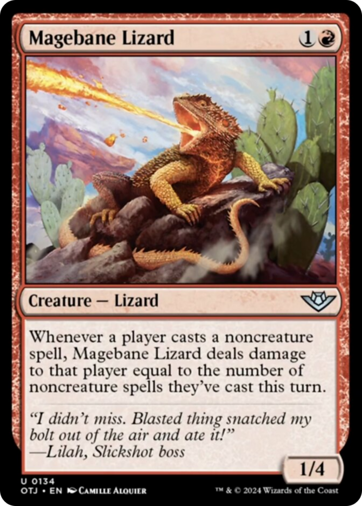 Magebane Lizard [Outlaws of Thunder Junction] | Tabernacle Games