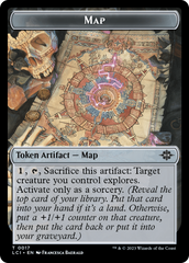 Map // Fungus Double-Sided Token [The Lost Caverns of Ixalan Tokens] | Tabernacle Games