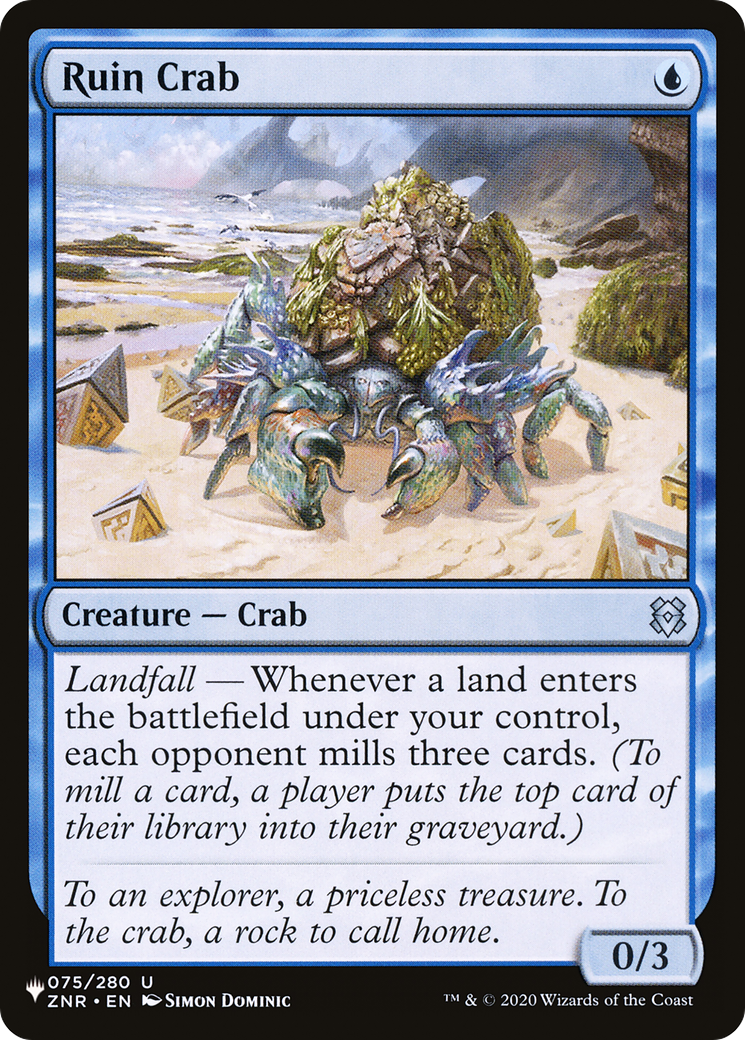 Ruin Crab [The List Reprints] | Tabernacle Games