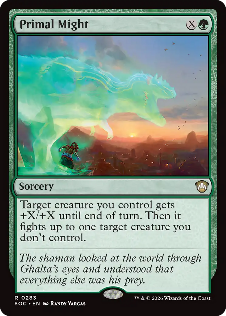 Primal Might [Secrets of Strixhaven Commander] | Tabernacle Games