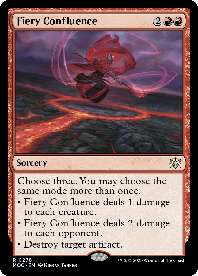 Fiery Confluence [March of the Machine Commander] | Tabernacle Games