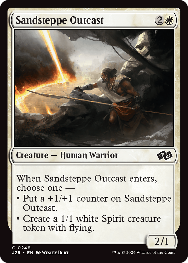 Sandsteppe Outcast [Foundations Jumpstart] | Tabernacle Games