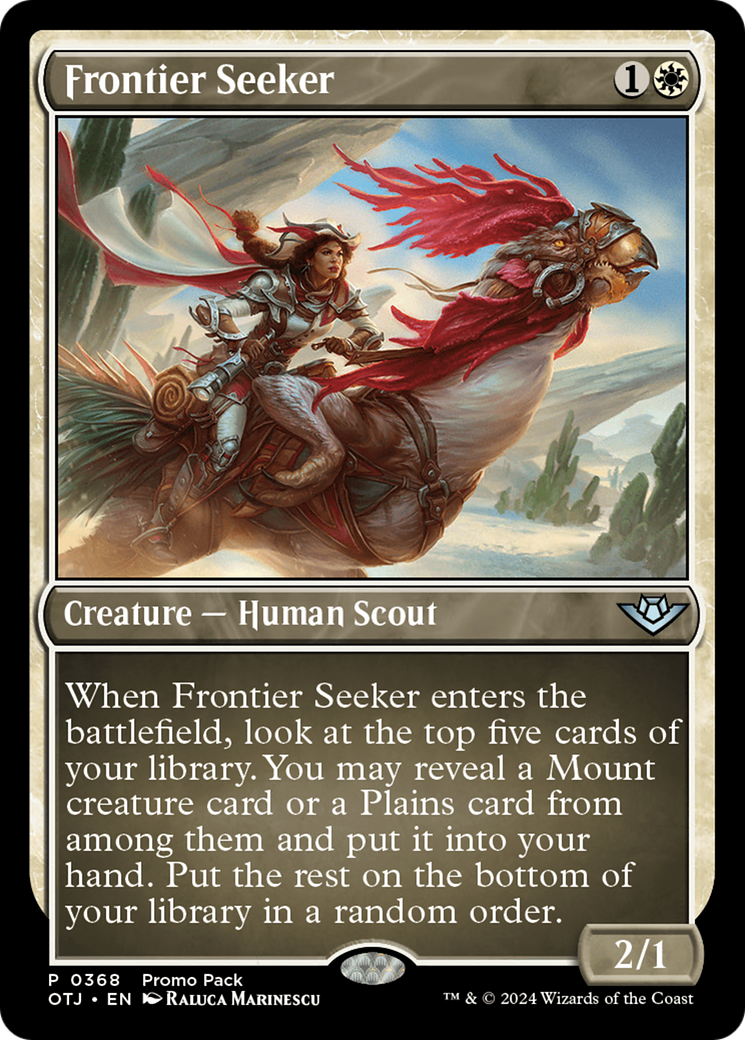 Frontier Seeker (Promo Pack) [Outlaws of Thunder Junction Promos] | Tabernacle Games