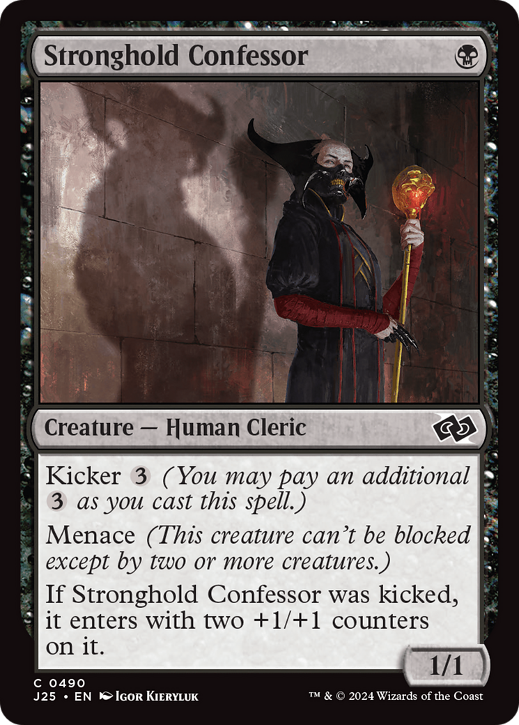 Stronghold Confessor [Foundations Jumpstart] | Tabernacle Games