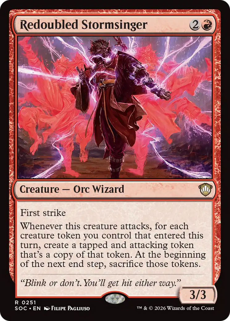 Redoubled Stormsinger [Secrets of Strixhaven Commander] | Tabernacle Games
