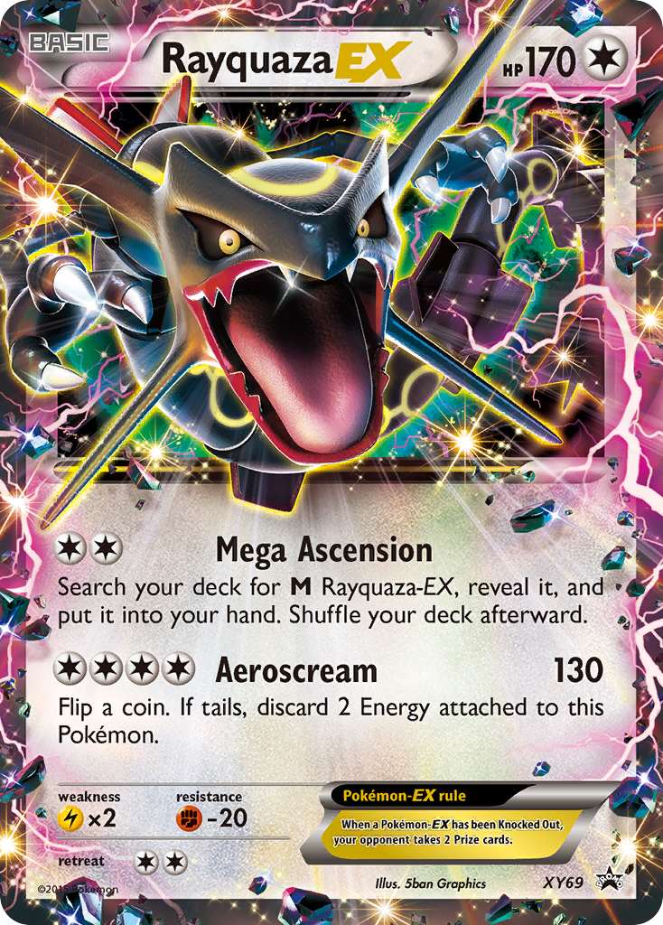 Rayquaza EX (XY69) (Shiny) [XY: Black Star Promos] | Tabernacle Games