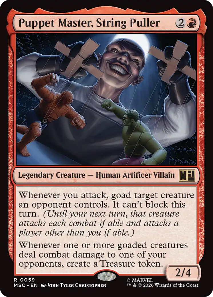 Puppet Master, String Puller (Surge Foil) [Marvel Super Heroes Commander] | Tabernacle Games