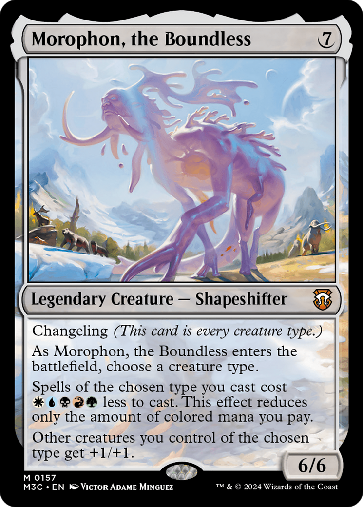 Morophon, the Boundless (Ripple Foil) [Modern Horizons 3 Commander] | Tabernacle Games