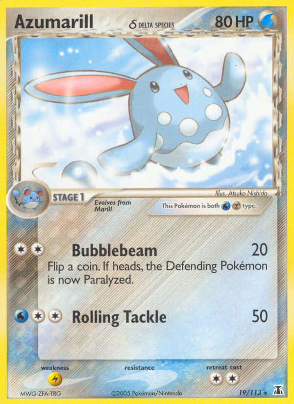Azumarill (19/113) (Delta Species) [EX: Delta Species] | Tabernacle Games