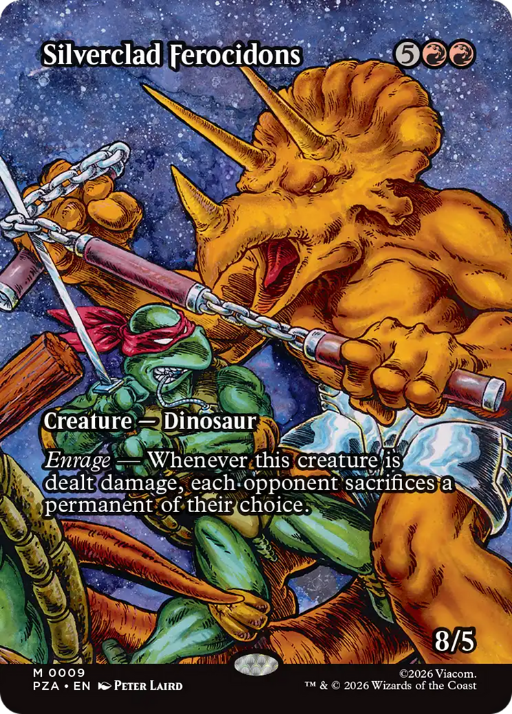 Silverclad Ferocidons (Borderless) [Teenage Mutant Ninja Turtles Eternal-Legal] | Tabernacle Games