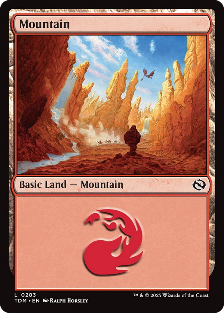 Mountain (0283) [Tarkir: Dragonstorm] | Tabernacle Games