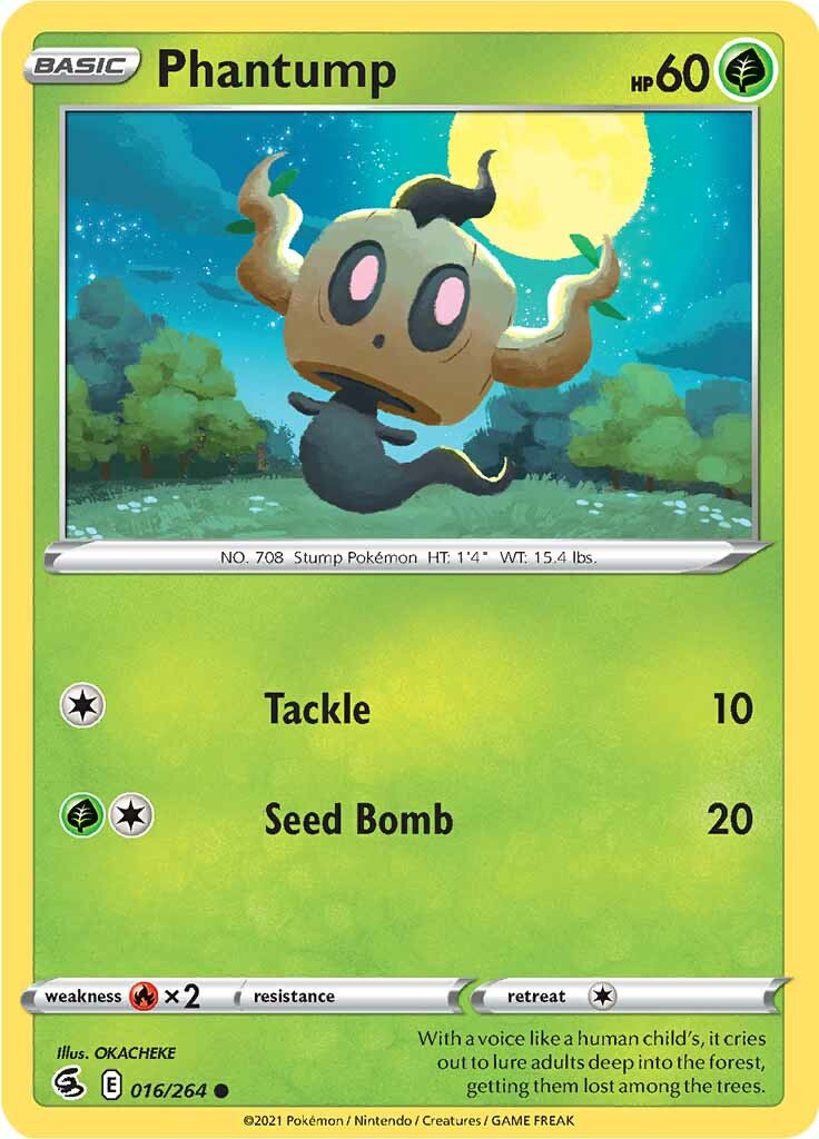 Phantump (016/264) [Sword & Shield: Fusion Strike] | Tabernacle Games