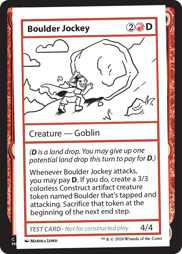 Boulder Jockey [Mystery Booster 2 Playtest Cards] | Tabernacle Games