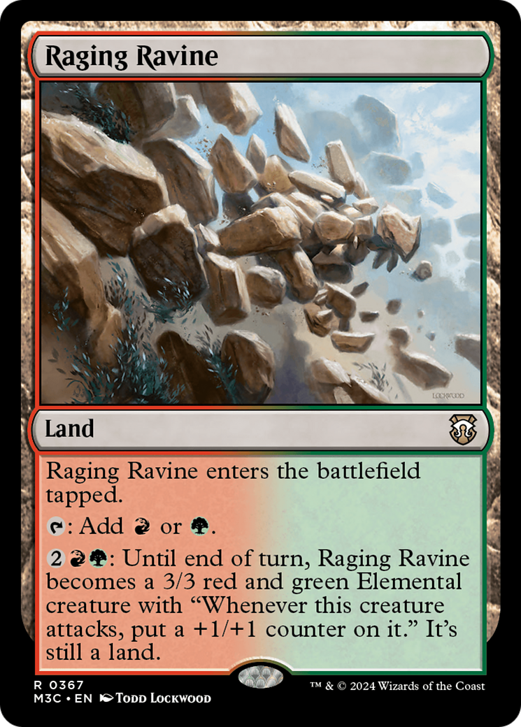 Raging Ravine (Ripple Foil) [Modern Horizons 3 Commander] | Tabernacle Games