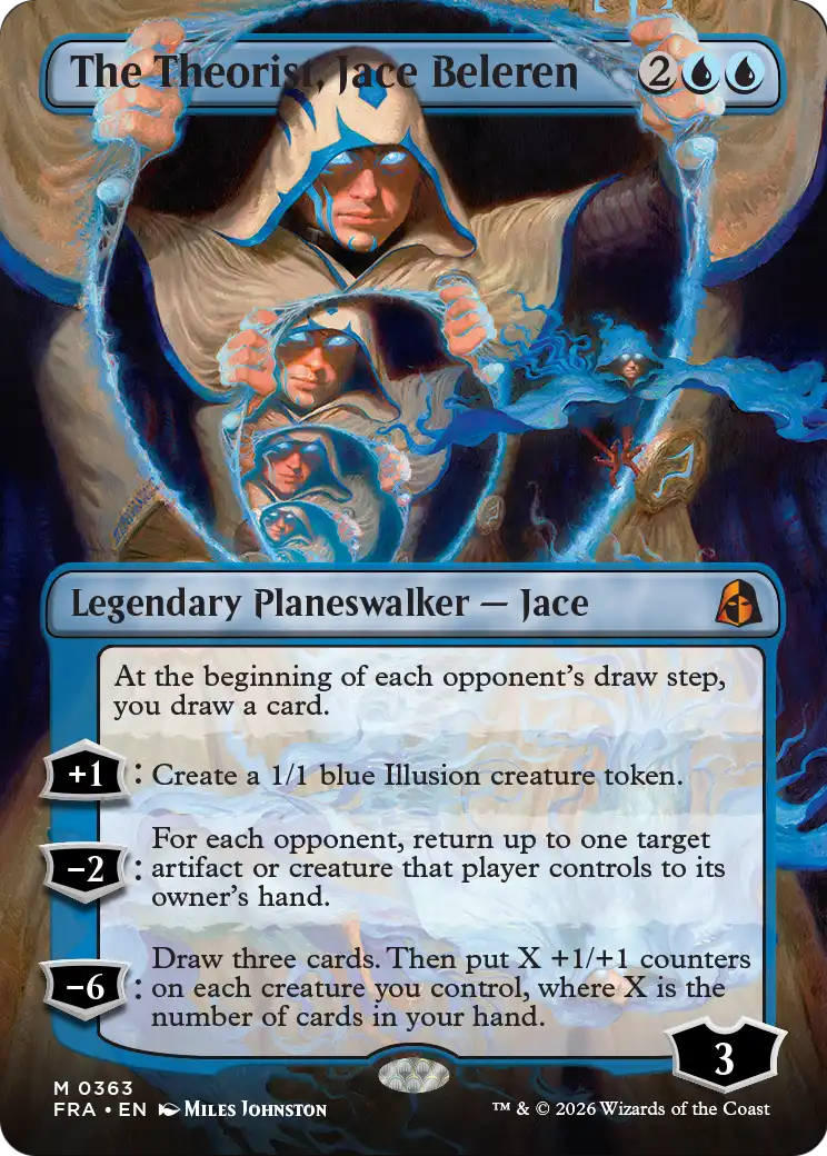 The Theorist, Jace Beleren (Borderless) (0363) [Reality Fracture] | Tabernacle Games