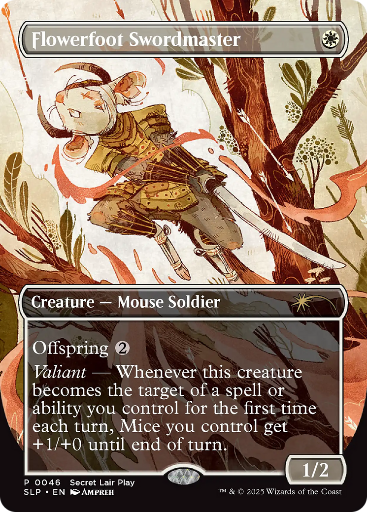 Flowerfoot Swordmaster [Secret Lair Showdown] | Tabernacle Games