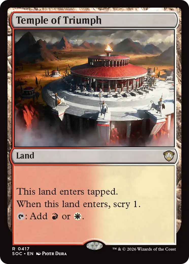 Temple of Triumph [Secrets of Strixhaven Commander] | Tabernacle Games