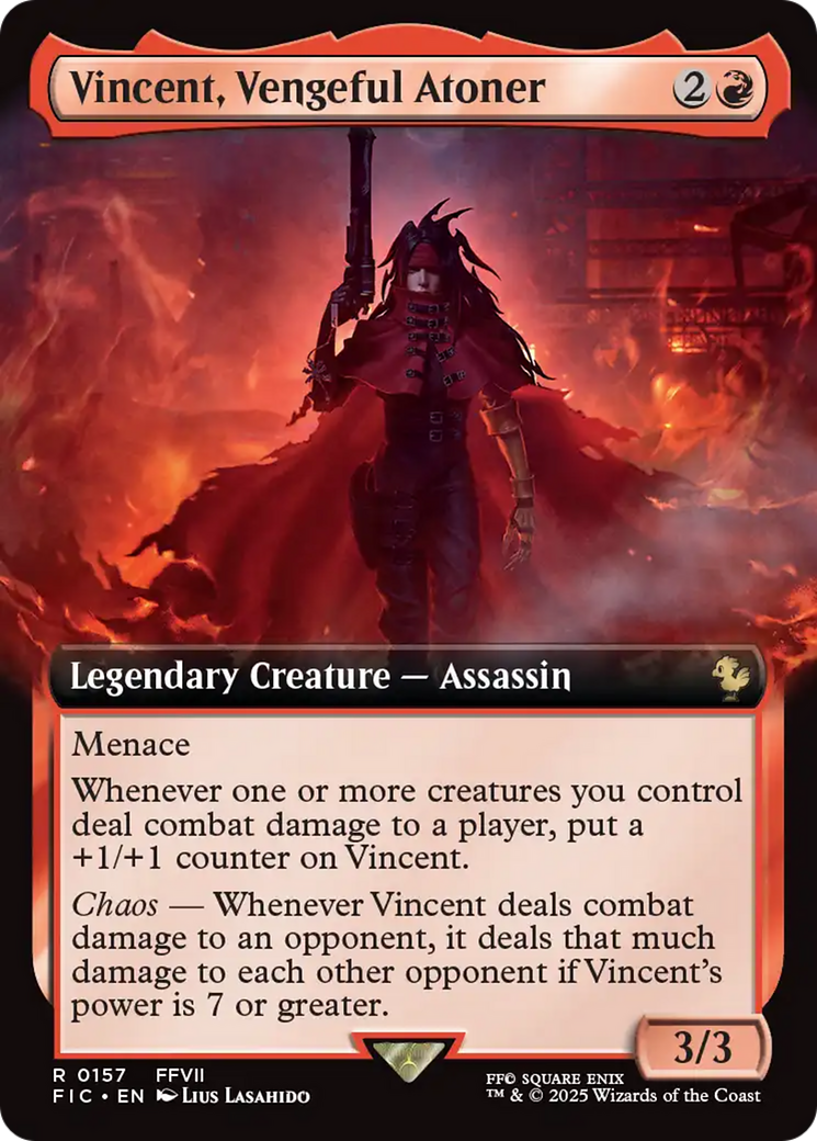 Vincent, Vengeful Atoner (Extended Art) [FINAL FANTASY Commander] | Tabernacle Games