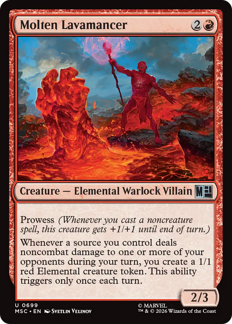 Molten Lavamancer [Marvel Super Heroes Commander] | Tabernacle Games
