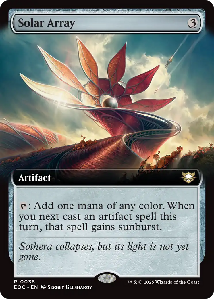Solar Array (Extended Art) [Edge of Eternities Commander] | Tabernacle Games
