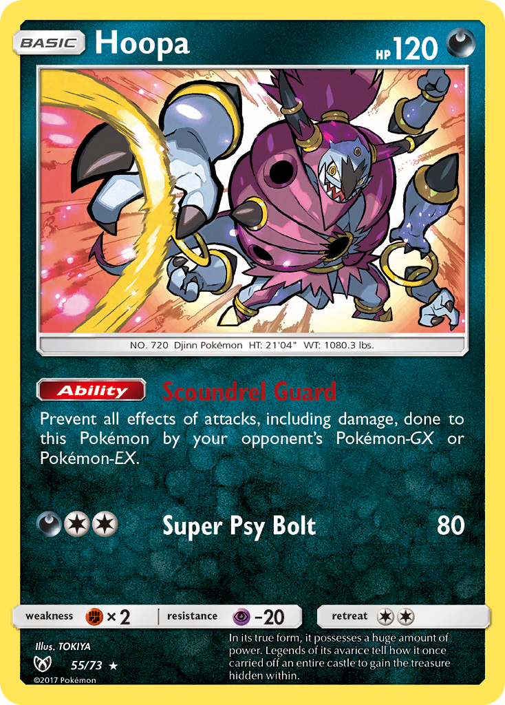 Hoopa (55/73) [Sun & Moon: Shining Legends] | Tabernacle Games