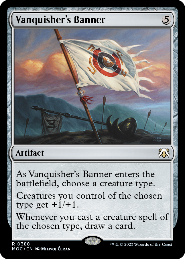 Vanquisher's Banner [March of the Machine Commander] | Tabernacle Games