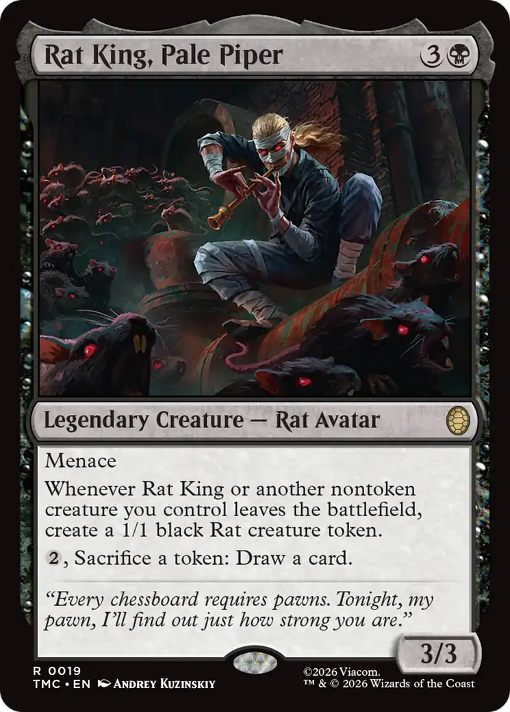 Rat King, Pale Piper [Teenage Mutant Ninja Turtles Commander] | Tabernacle Games