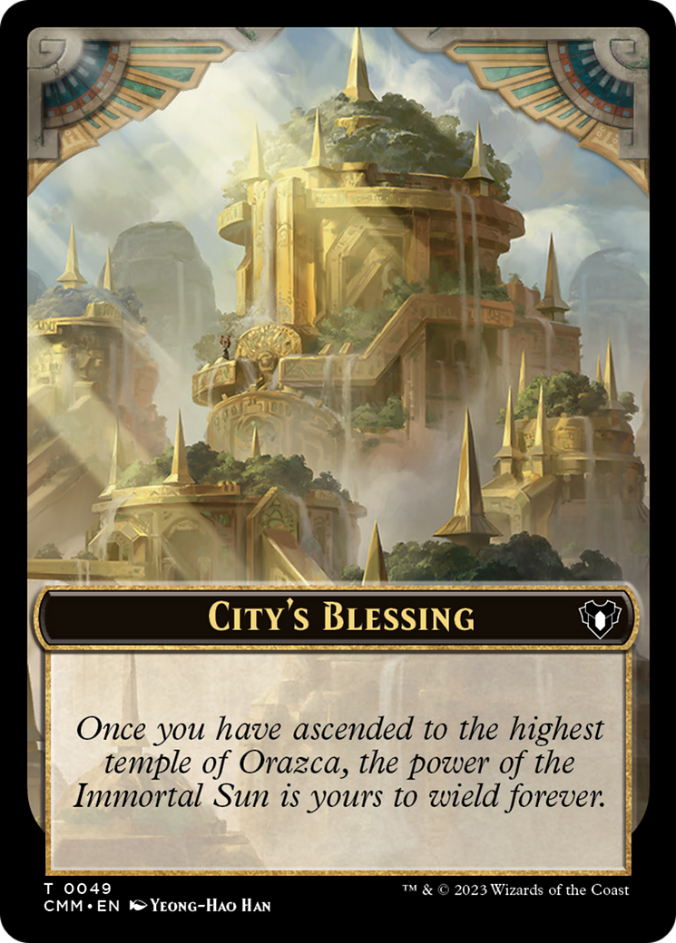 City's Blessing Token [Commander Masters Tokens] | Tabernacle Games