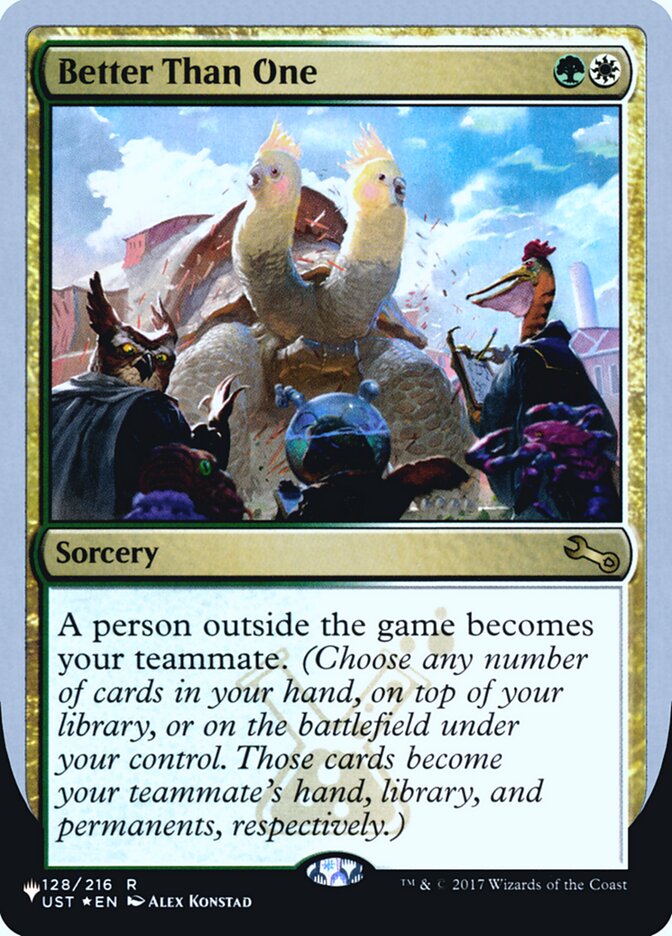 Better Than One (Unfinity Foil Edition) [The List] | Tabernacle Games