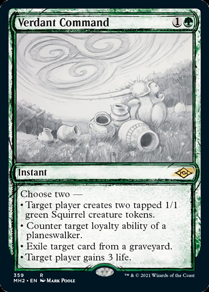 Verdant Command (Sketch) [Modern Horizons 2] | Tabernacle Games