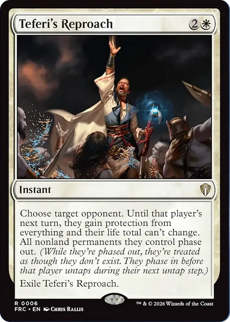 Teferi's Reproach [Reality Fracture Commander] | Tabernacle Games
