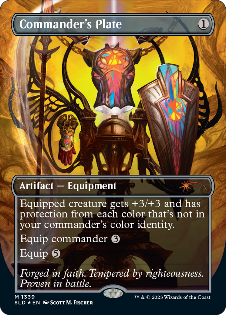 Commander's Plate [Secret Lair Drop Series] | Tabernacle Games